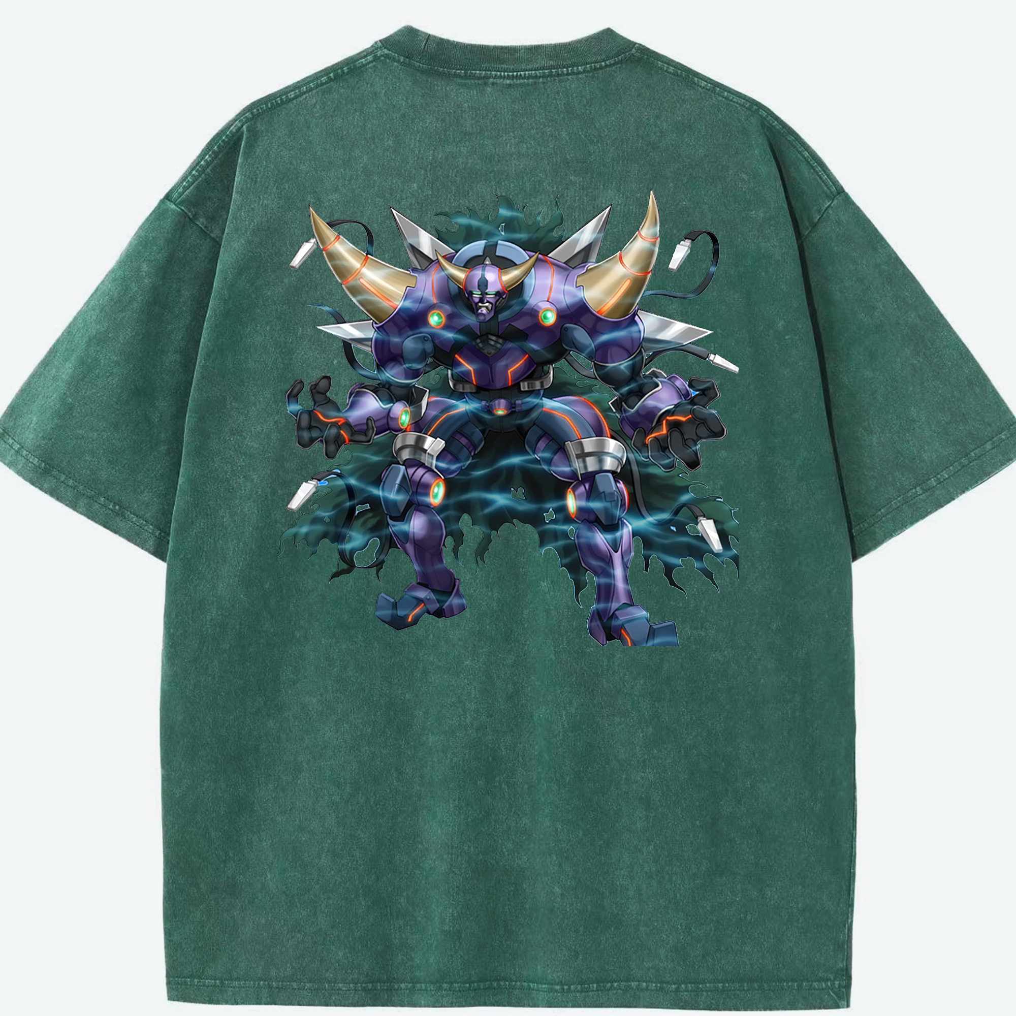 （画像用） 遊☆戯☆王 Yu-Gi-Oh! 綿100% ヴィンテージ風 半袖Tシャツ（背面プリント）